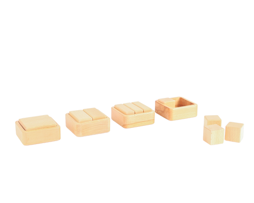 Natural Fraction Cups Square