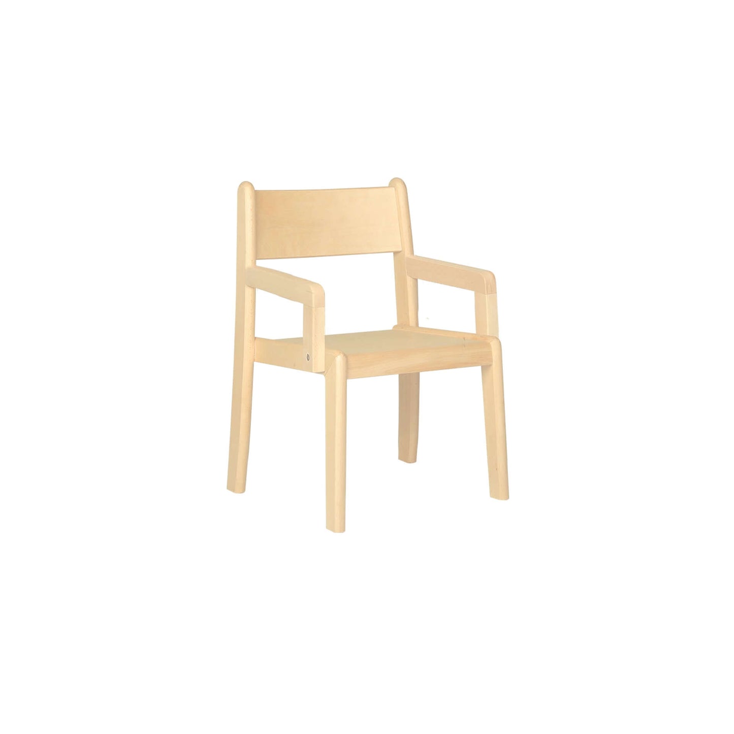 Deluxe Arm Chair - Ergonomic solid wood seating - Eco-friendly, child-safe furniture for comfortable learning