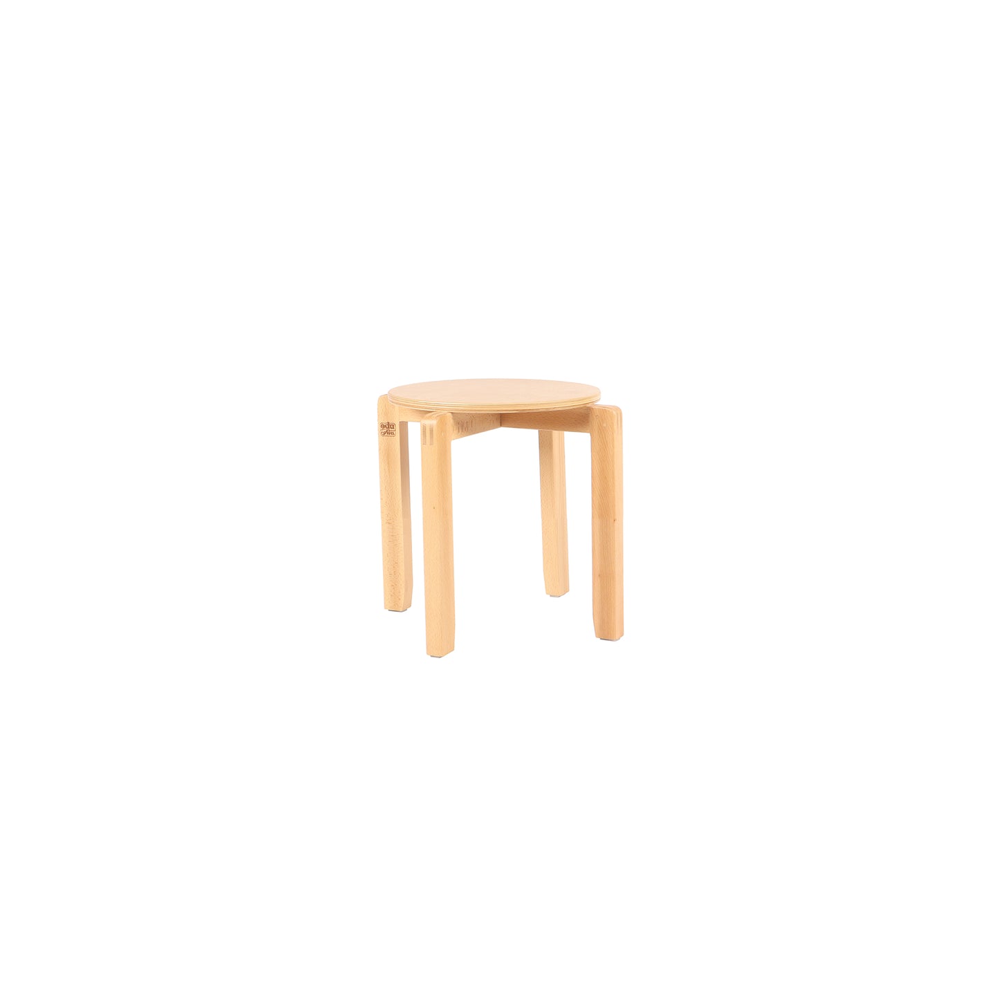 Stool Chair - Ergonomic solid wood seating - Eco-friendly, child-safe furniture for comfortable learning