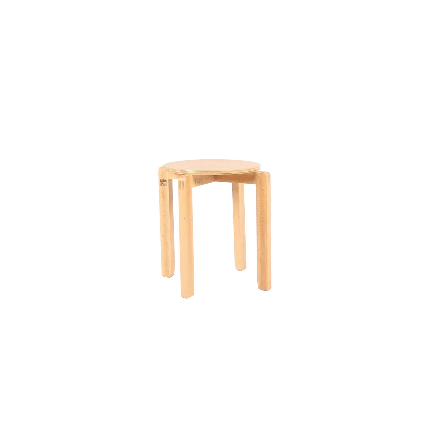 Stool Chair - Ergonomic solid wood seating - Eco-friendly, child-safe furniture for comfortable learning