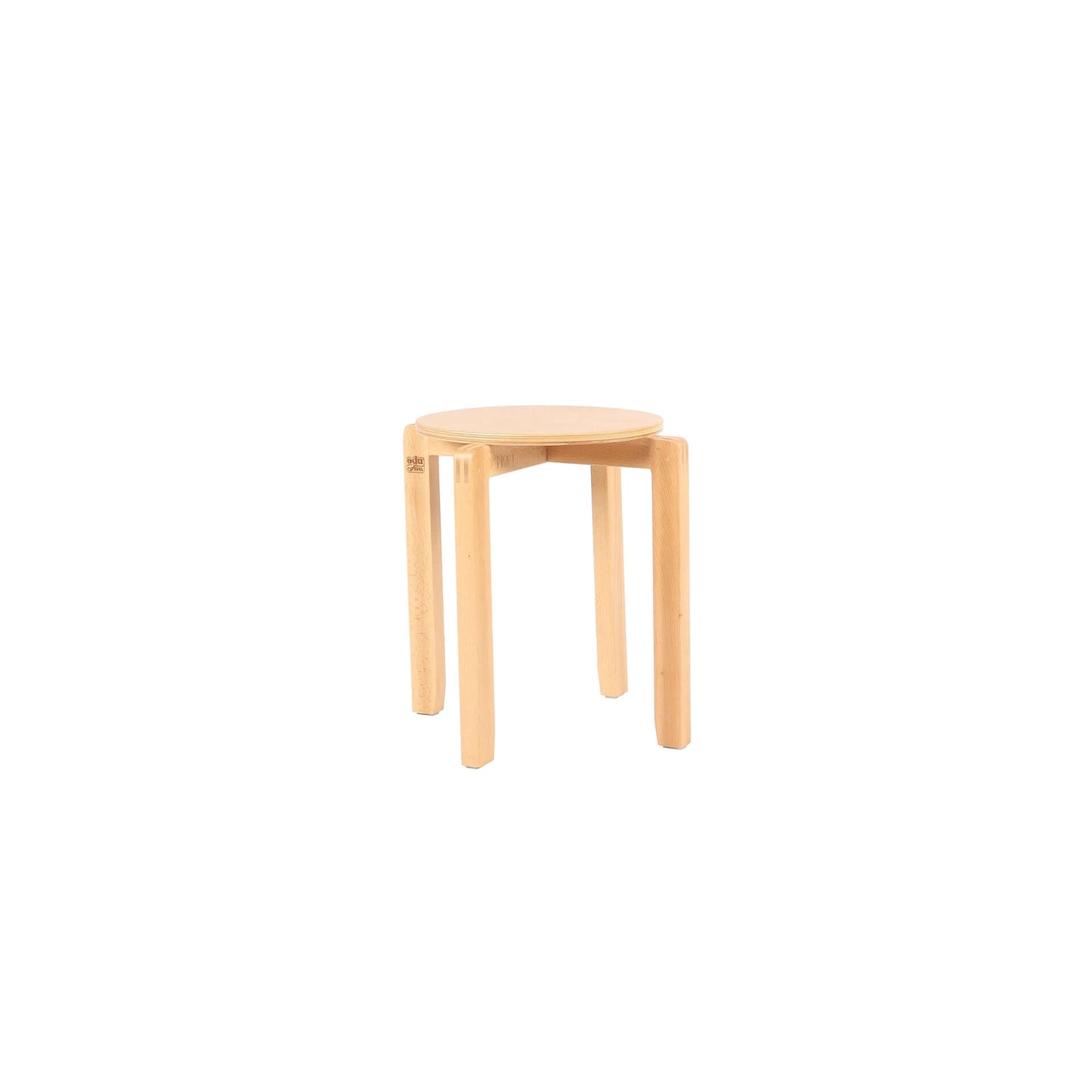 Stool Chair - Ergonomic solid wood seating - Eco-friendly, child-safe furniture for comfortable learning