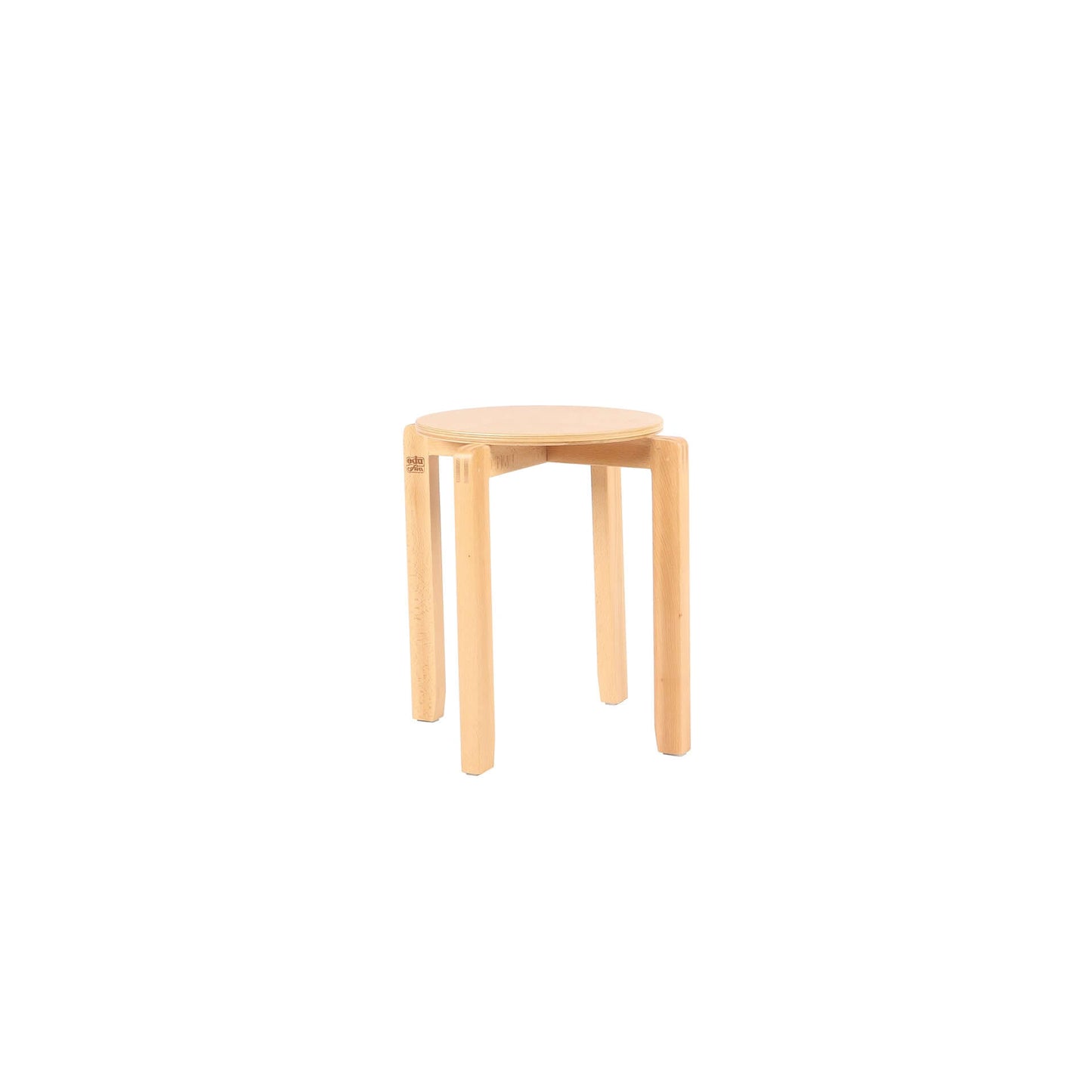 Stool Chair - Ergonomic solid wood seating - Eco-friendly, child-safe furniture for comfortable learning