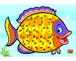 Fish Letter Puzzle / 12100