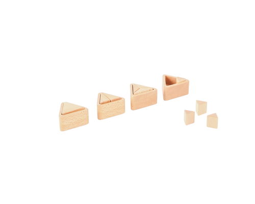 Natural Fraction Cups Triangle