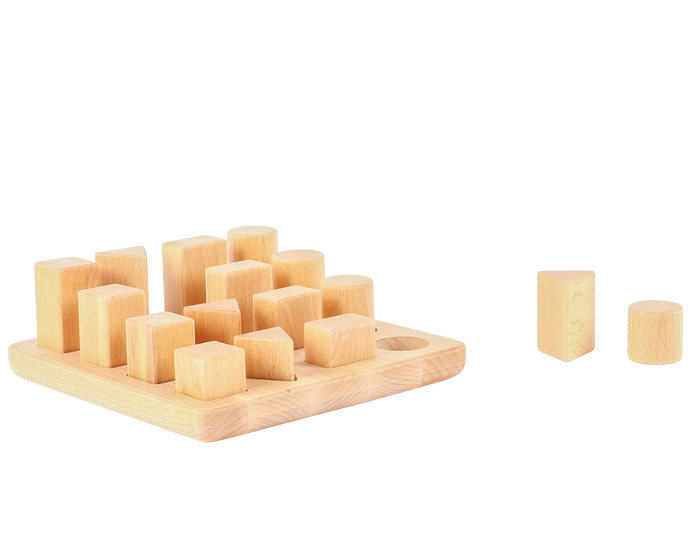 Natural Geometrical Peg Grading Board