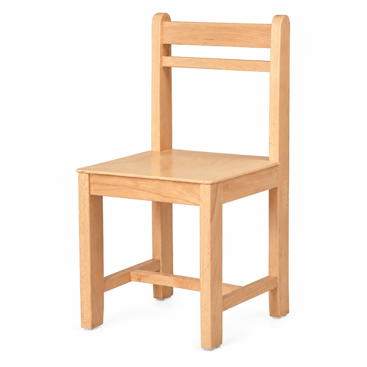 Classic Lite Chair in natural beechwood, full chair on a white background
