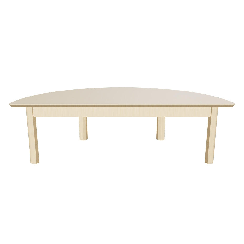 Elegance Semi Circular Table 120x60 — 3D model shows 120 × 60 × 36 cm (SKU 44478). Other sizes vary.