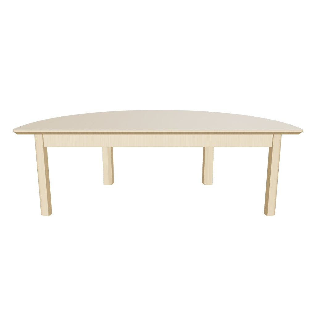 Elegance Semi Circular Table 120x60 — 3D model shows 120 × 60 × 40 cm (SKU 44511). Other sizes vary.