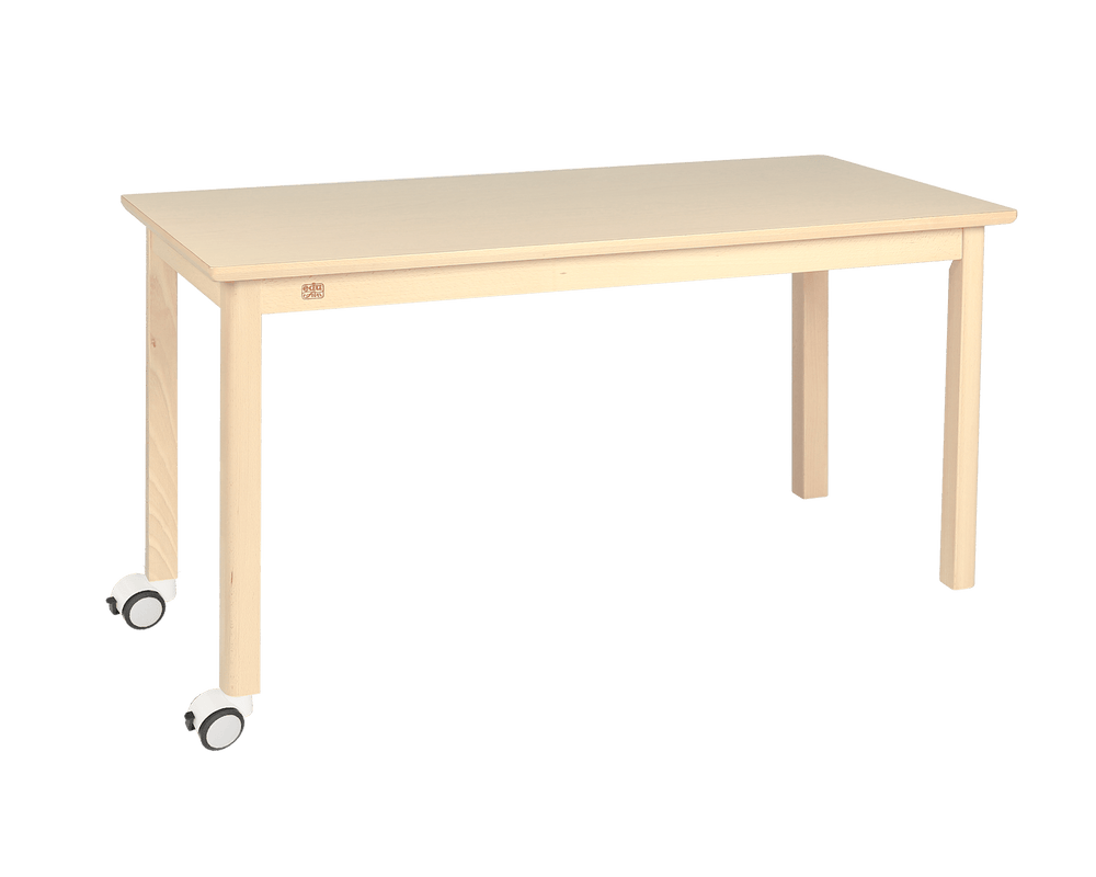 Elegance Rectangular Table C3 / Casters - 120 x 60 - H.59 cm / 47868-11-01 - EduFun Australia